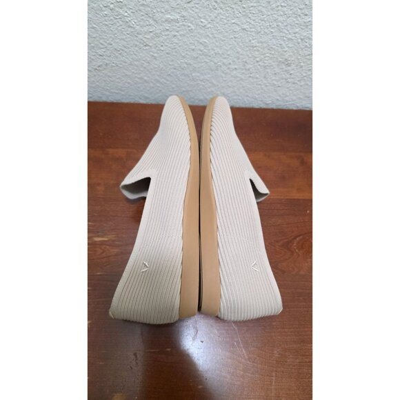 NWOT Vivaia Square Toe Beige Knit Slip-On Loafer Shoes Women’s Size 40.5Lightwei - Picture 6 of 9